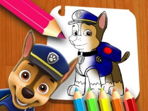 paw patrol coloring book html5