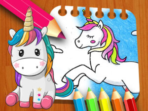 unicorn coloring book